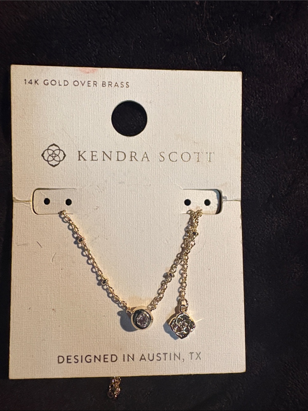 Kendra Scott Gold Double Pendant Necklace - Gold
